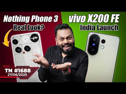 Nothing Phone 3 Real Look?,vivo X200 FE India Launch,Tesla Is Here,Galaxy Unpacked Big News-#TTN1688