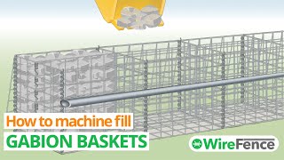 Video thumbnail for How to machine fill gabion baskets