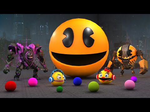 Robot pacman vs Robot monster pacman Pr 11