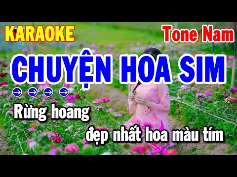 Chuyện Hoa Sim Karaoke Tone Nam Nhạc Sống Beat Chuẩn Mới 2025 | Thanh Hải Karaoke