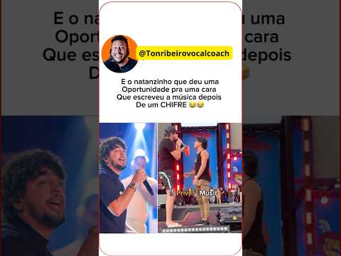 E o dia que o Natanzinho deu oportunidade pra um cara cantar #natanzinho #showaovivo #musica