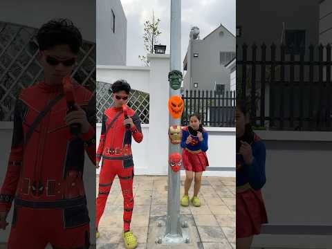 Super Girl Dám Cướp Mặt Nạ Của Deadpool Và Cái Kết |Marvel Real Life