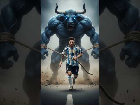 Messi, Neymar & Mbappé Minotaurs vs Ronaldo’s Minotaurs🔥🐂 #ronaldo #goat #messi