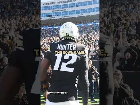 Y'all don't be fooled by Trav he IS playing in the Bowl Game ๐คฃ #travishunter #coloradofootball #cfb