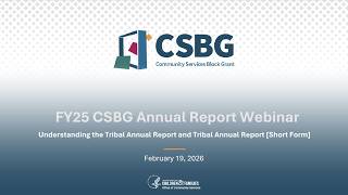 Understanding the Tribal Annual Report and Tribal Annual Report Short Form