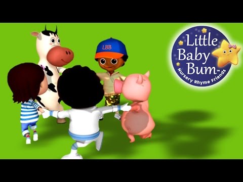 Ring Around The Rosy | Nursery Rhymes | By LittleBabyBum! - YouTube