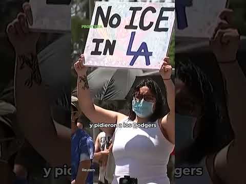 ICE intenta ingresar al Dodger Stadium, pero el equipo se lo impide 🏟️🚨