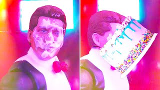 Vince McMahon CAKE SMASH PRANK on Birthday