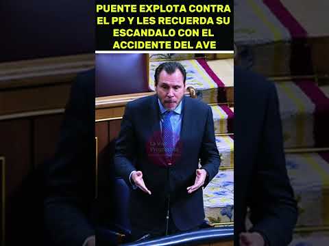 🔥 ÓSCAR PUENTE EXPLOTA y HUMILLA al PP por el ESCÁNDALO del AVE de GALICIA