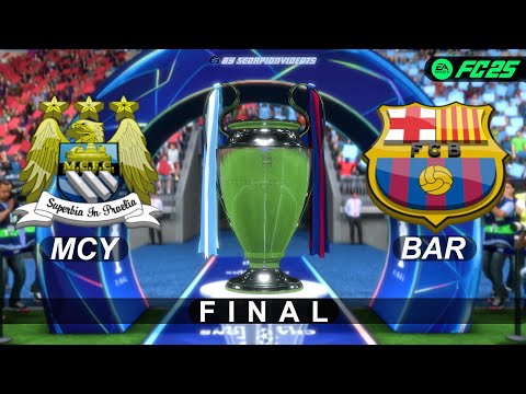 Manchester City vs Barcelona - UEFA Champions League final 2024/2025 - FC 25