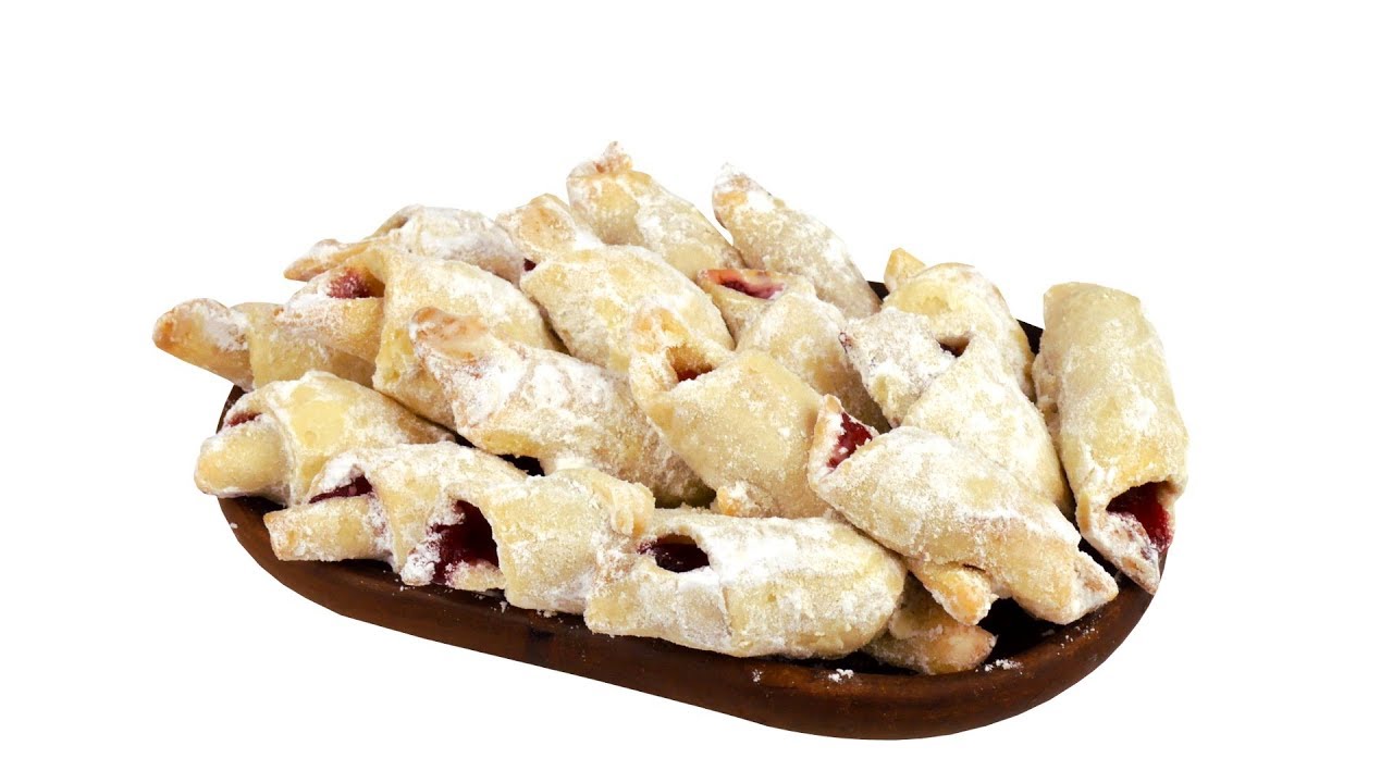Рогалики с вишней. Самое вкусное тесто для рогаликов
