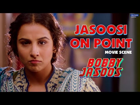Jasoosi on Point｜Bobby Jasoos｜Movie Scene｜Vidya Balan｜Samar Shaikh