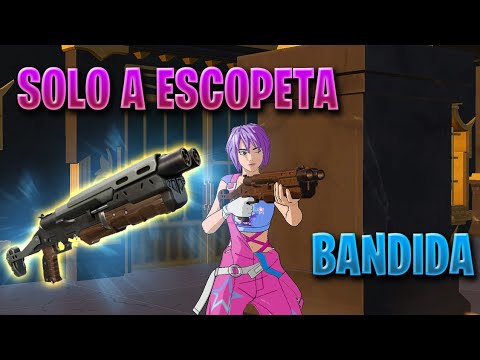 💀 SOLO A ESCOPETA BANDIDA CHALLENGE 👑 FORTNITE 2025
