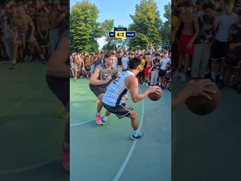 COSÌ NON SI FA’. #nichoganbaru #mk #streetbasketball #basketball #milano #1vs1 #basketballshorts