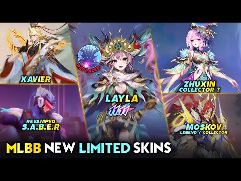 LAYLA 11.11 SKIN | REVAMPED S.A.B.E.R | ZHUXIN COLLECTOR | XAVIER NEW SKIN  - Mobile Legends