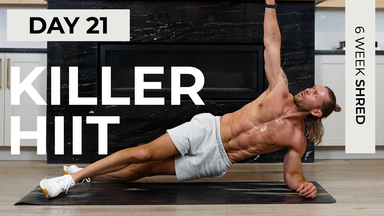 40 Min FAT BURNING WORKOUT - Full Body HIIT Cardio, No Equipment, No Repeat 6 WEEK SHRED - DAY 21 - TIFF x DAN