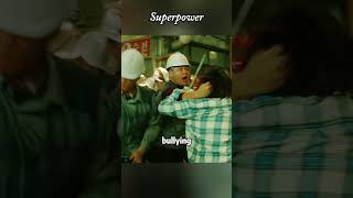 The man gained superpowers.