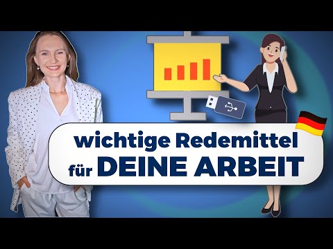 Professionell wirken am Arbeitsplatz – mit diesen Redemitteln I Deutsch lernen b2, c1