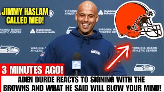 🚨YOU WON'T BELIEVE WHAT ADEN DURDE SAID ABOUT SIGNING WITH THE BROWNS! CLEVELAND BROWNS NEWS!