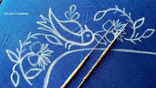 Boutique Style Blouse Design With Aari Work| Maggam Works