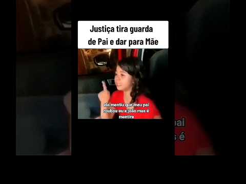 TIROU A GUARDA DO PAI #shorts #familia #mãe #justiça #reflexão #sad #filha #noticias #vida #amor