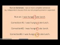 Exploring Run-ons, Comma Splices, and Fragments