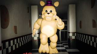 FREDBEAR IS SPRINTING AFTER ME THROUGH THE DINER..