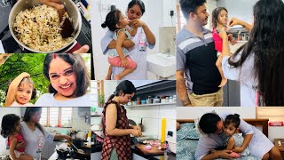 കാത്തുനെ Day Care ഉള്ളപ്പോൾ എന്റെ രാവിലത്തെ പണി തിരക്കുകൾ 🥰🧿 |  fried rice recipe | PONNUS VLOG