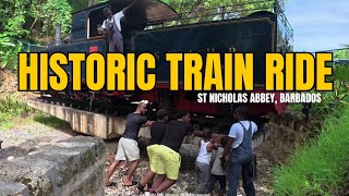 Historic Train Tour of The St Nicholas Abbey. St Nicholas Abbey, Barbados