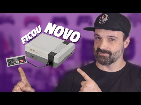 Ficou NOVO!!! Desmontei, lavei e "desamarelizei" meu Nintendinho (retrobright)