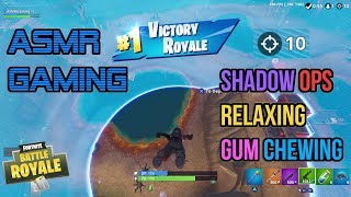 asmr gaming fortnite shadow ops relaxing gum chewing controller sounds whispering - asmr fortnite gum chewing