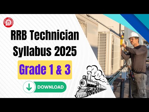 RRB Technician Syllabus 2025 || RRB Technician Exam Pattern || Technician Exam Pattern