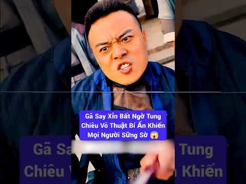 Gã say xỉn bất ngờ tung chiêu võ thuật bí ẩn khiến mọi người sững sờ #phimreview #review #shorts