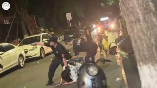 Jiangyou -  Police crack down on peaceful demonstration by citizens