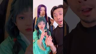 ナイフが刺さってビックリ‼️…？Uncover a magic trick🫢💖💖💖@MagicianShin #shorts