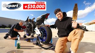 Upgrading My Stolen Yamaha R1 from Copart
