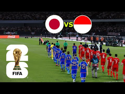 JAPAN vs INDONESIA 123 | FIFA World Cup 2026 USA | Full Match All Goals |  PES Gamepla