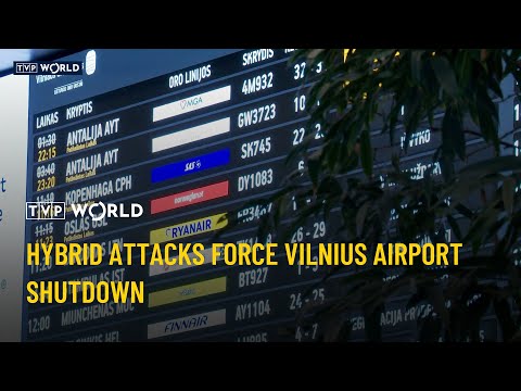 YouTube video thumbnail: Hybrid Attacks Force Vilnius Airport Shutdown