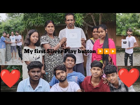 My First time Silver Play Button ▶️▶️▶️ @rahulsarkarcomedy8153 @realfoolsshorts63  #comedyvideos