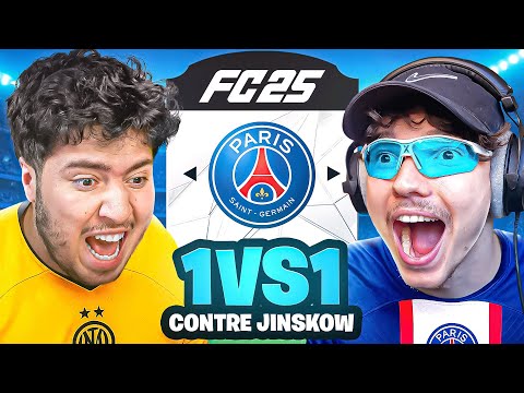 J'AFFRONTE JINSKOW en 1V1 sur FC 25 (il m'a choqué...) 😲