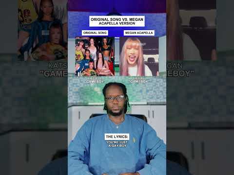 Original Song Vs. Megan Acapella Version: KATSEYE "Gameboy” #shorts #katseye