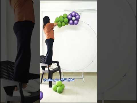 💚 Birthday Decoration Ideas At Home,#shortvideo,#birthday,#balloon,#shortvideo,#viralvideo ,#howto