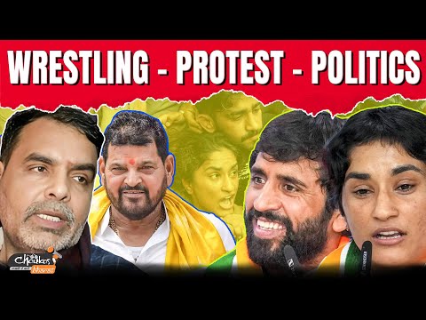 Vinesh and Bajrang joins CONGRESS, Brij Bhushan and Sanjay Singh goes Furious | Chaukas Bharat