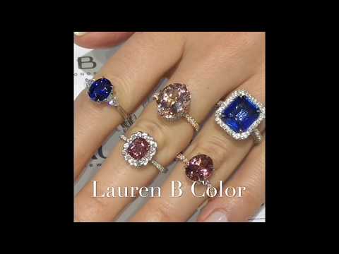 Lauren B Color: Gemstone Engagement Ring Collection Part II