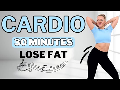 🔥30 Min DANCE CARDIO AEROBICS WORKOUT🔥No Jumping🔥No Squats🔥Easy Exercises To Lose Fat🔥