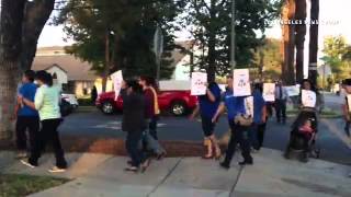 CSEA Marches before the OMSD School Board meeting Thursday night for equal benefits #ontario #csea