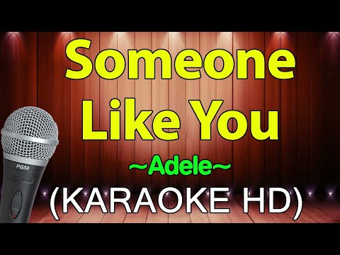 Someone Like You - Adele (Karaoke Songs With Lyrics)