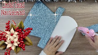 3 LINDAS IDEAS de Navidad / Ideas Recicladas / Diy Home Christmas / Artesanato natalino