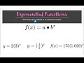 Exponential Functions and Their Characteristics