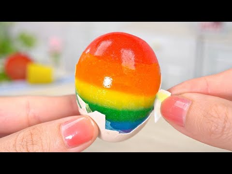 Sweet Rainbow Jelly 🌈🍉10+ Mini Rainbow Dessert For Summer😋Yummy Miniature Rainbow Jelly Making